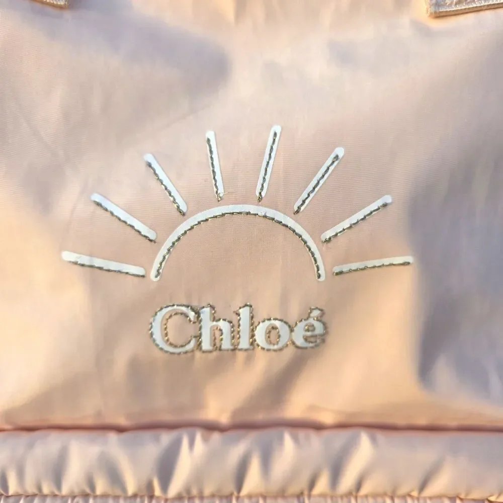 Chloe Light Pink Diaper Bag Backpack Baby Girl Shower Newborn Designer